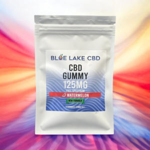 Watermelon Gummies by Blue Lake CBD • 5 Pack • 125MG Full Spectrum CBD