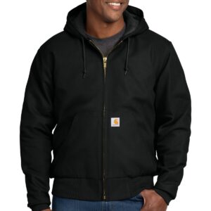Carhartt ® Tall Quilted-Flannel-Lined Duck Active Jac.