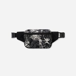 Fanny Pack: Retro Palms Black