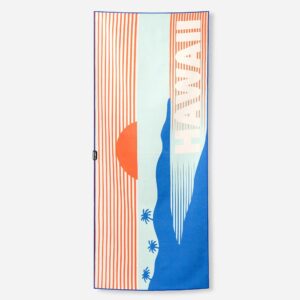 Original Towel: Hawaii Sunset Blue Red