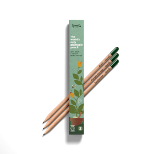 SproutWorld Plantable Pencils - 3-Pack with Customized Box