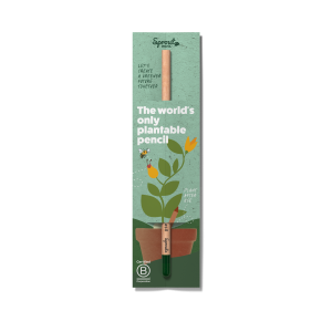 SproutWorld Plantable Pencils - Single Pencil with Customized Card