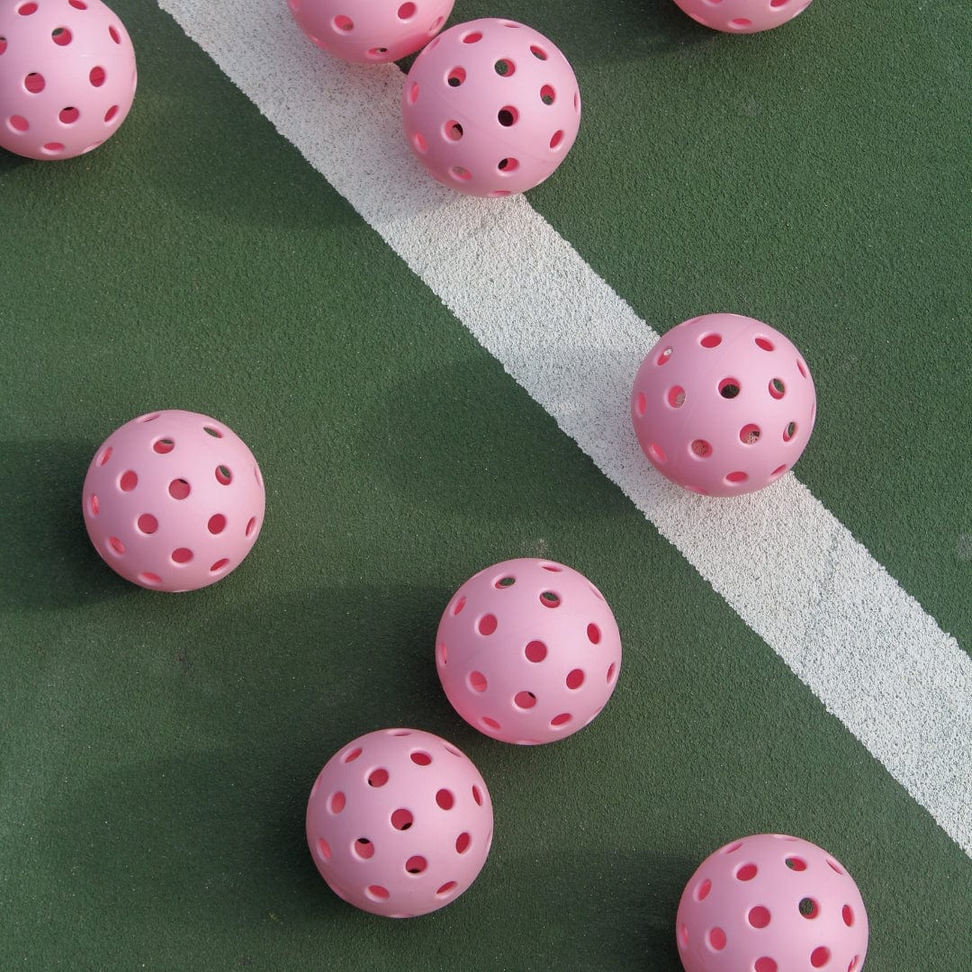 Pink Hybrid Pickleballs - Set of 3 - Image 2